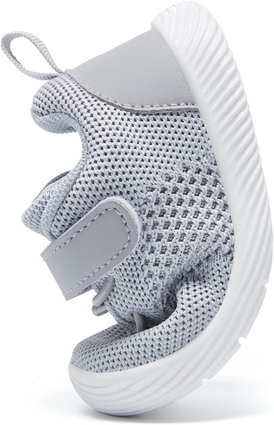 MORENDL Toddler Sneakers Baby Boys & Girls Barefoot Shoes Lightweight Breathable Walking Running Tennis Athletic Sport Shoes - Image 5