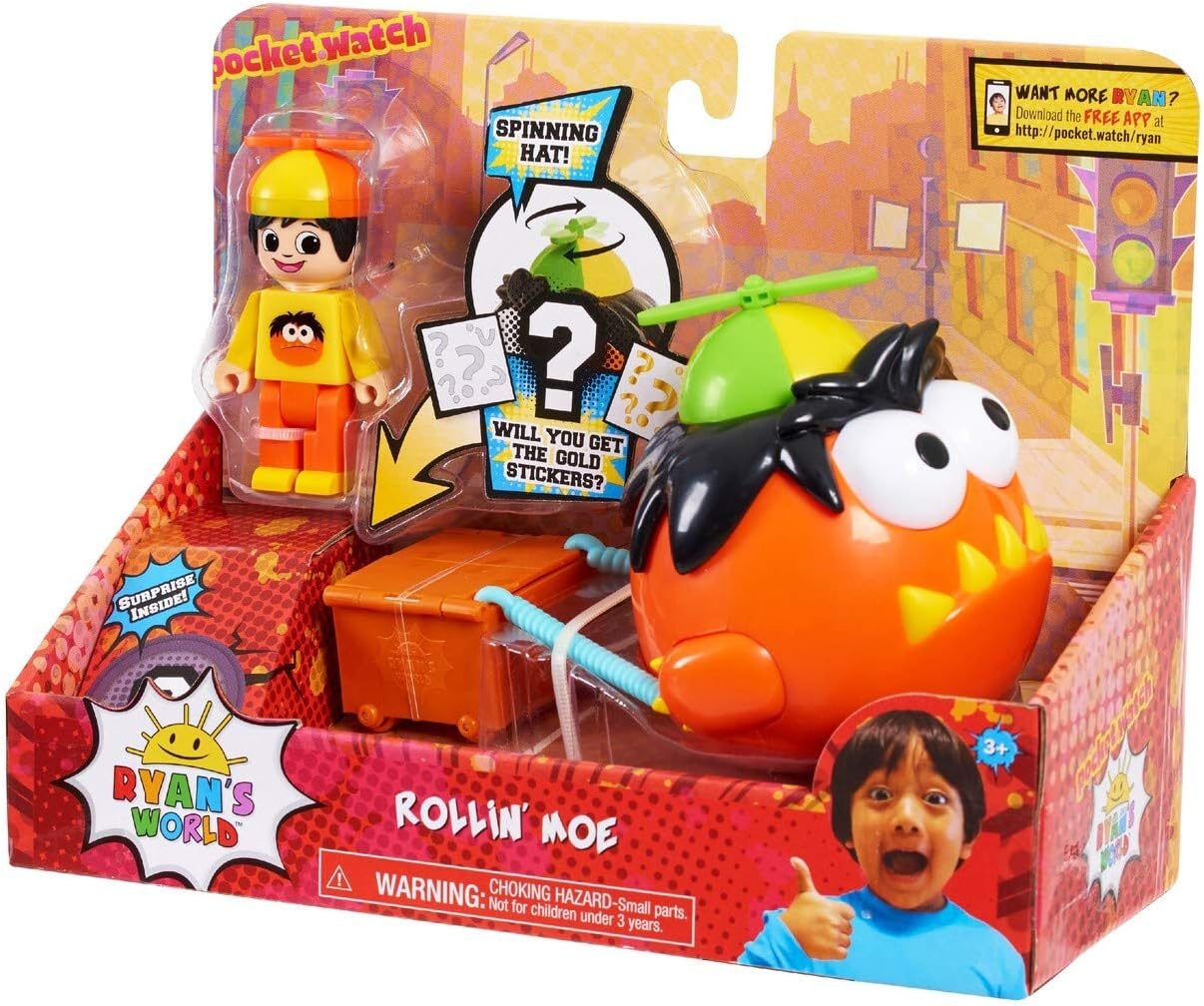 Ryan's World Ryan Action Figures - Moe Set