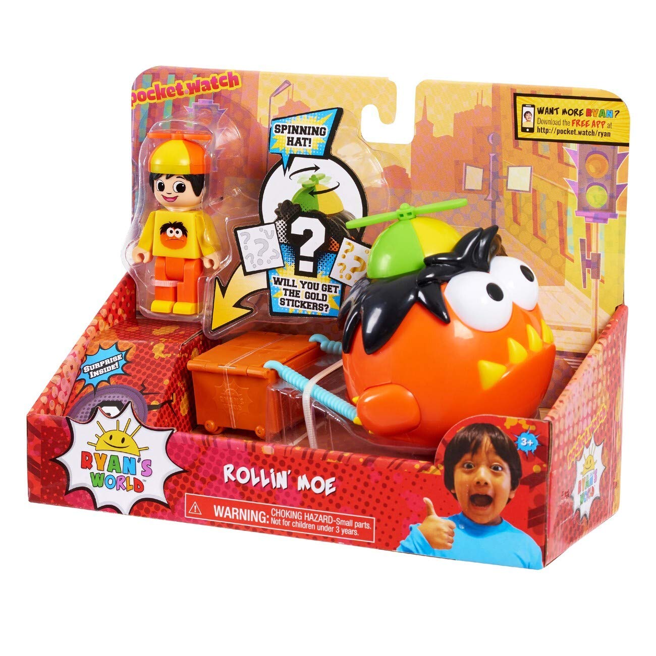 Ryan's World Ryan Action Figures - Moe Set