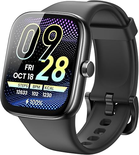 S7 Montre Connectée Femme Homme avec 1.85" AMOLED Écran 390 TOZO