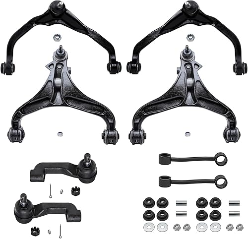 Miniatura 24 de Detroit Axle - Kit de suspensión frontal de 8 piezas para Chevy Aveo Aveo5 Pontiac G3 Wave Wave5 Suzuki Swift+ 2 brazos de control inferiores con