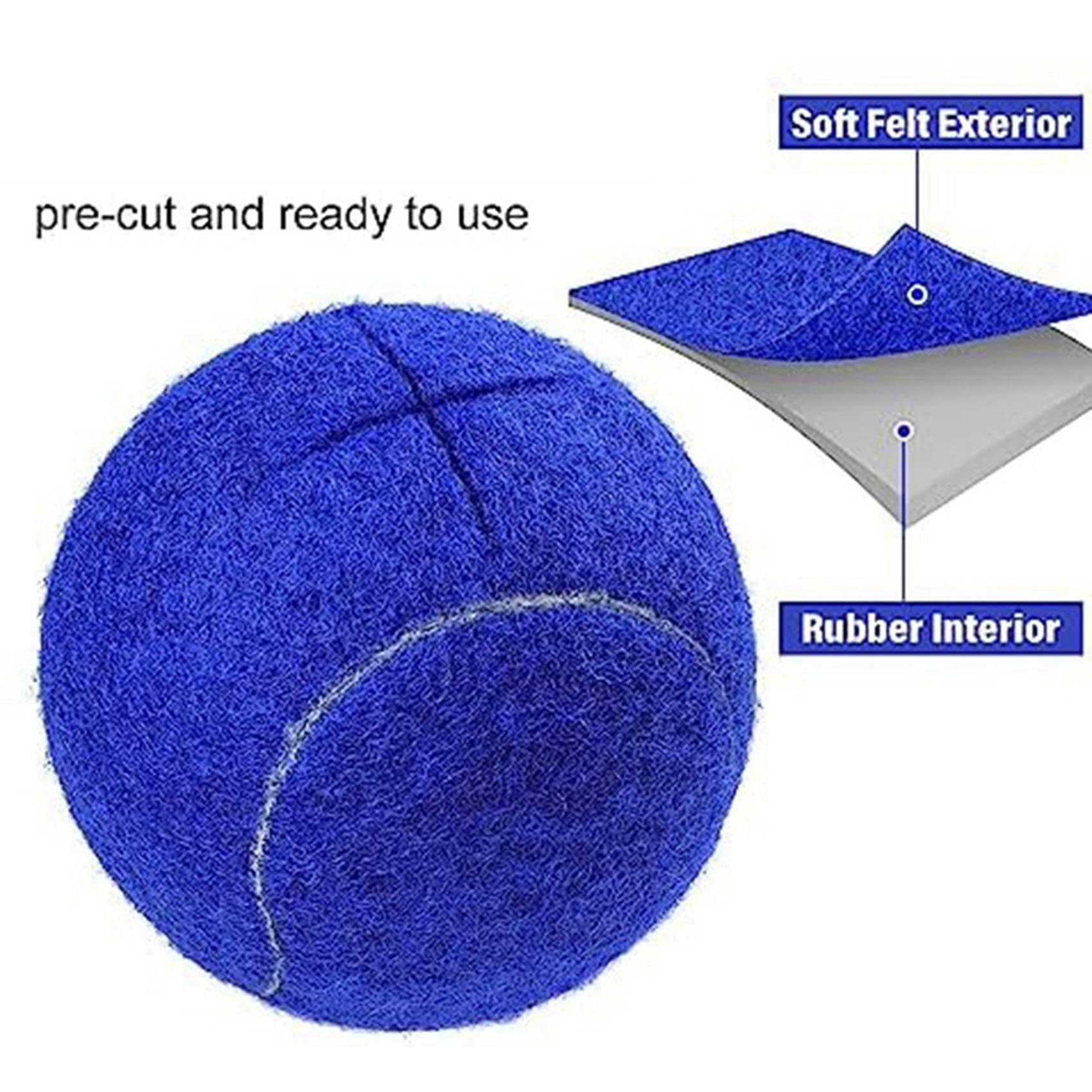 16 Balles de Tennis pour Marcheurs Balles de Tennis de Qualit� Sup�Rieure pour Pieds de Meubles et Protection des Durs