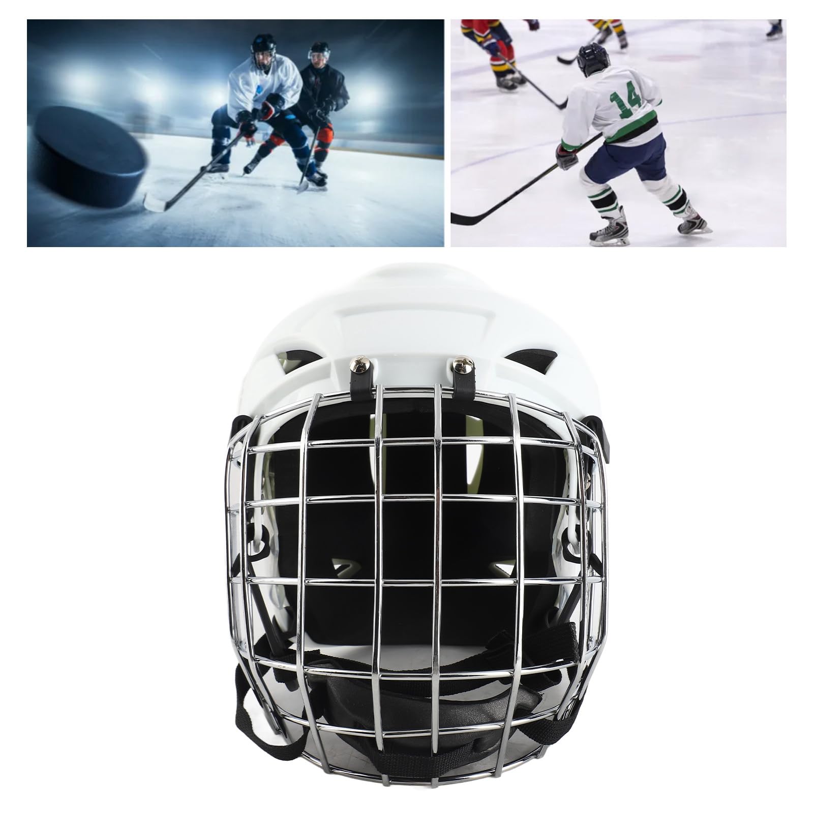 Generic Casque de Hockey, Casque de Hockey à roulettes Respirant pour Les Activités Sportives (M)