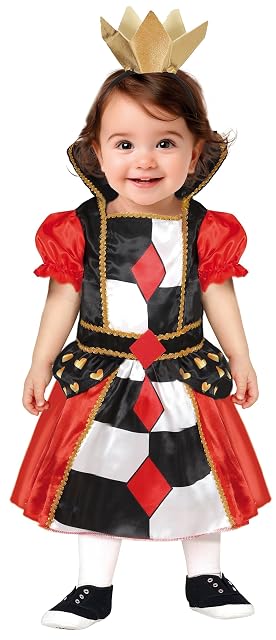 Foto 2 de 4 de FIESTAS GUIRCA - Disfraz Reina de Corazones Bebé (18-24/Meses) - Vestido y Diadema