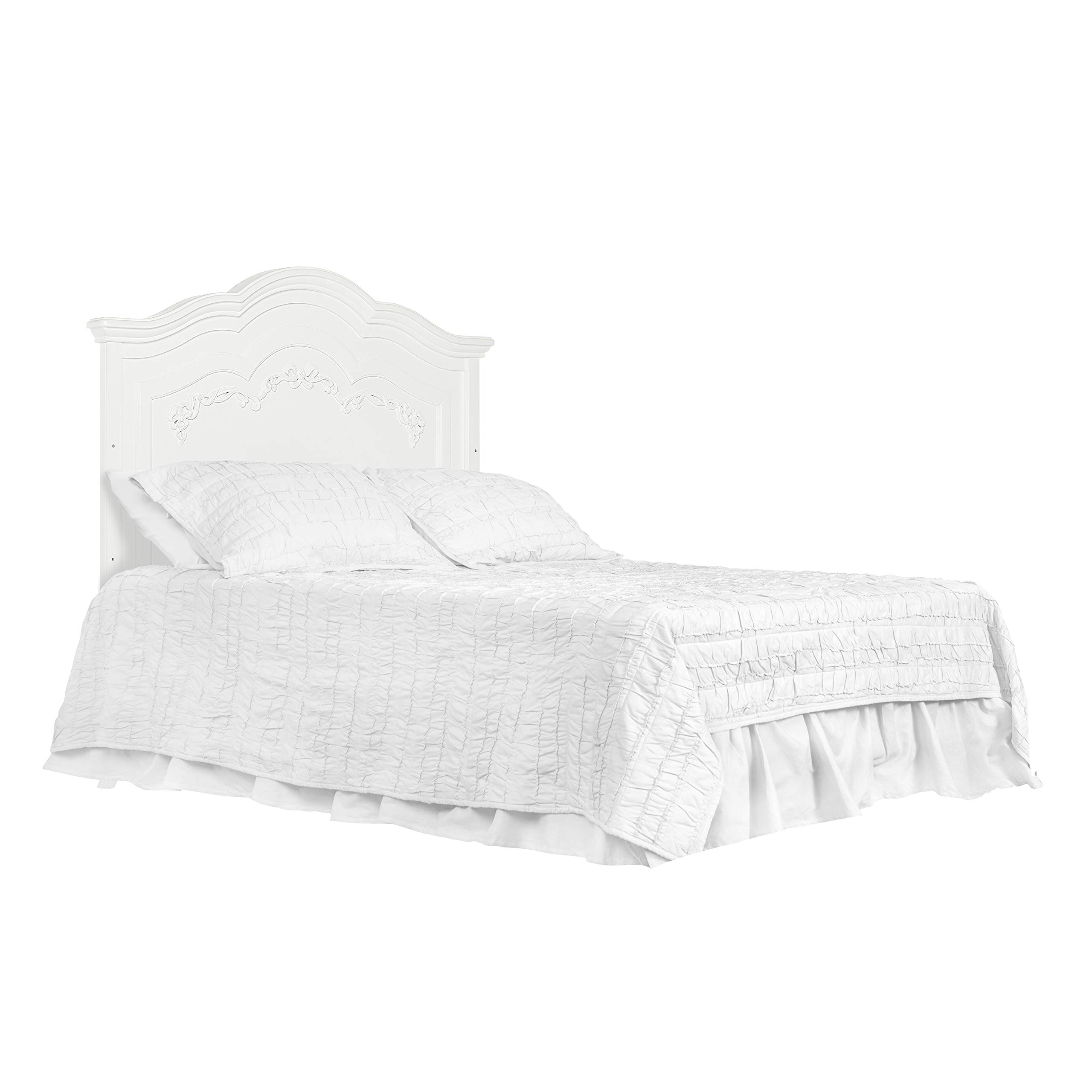 Evolur Aurora 5-in-1 Convertible Crib, Frost, Greenguard Gold Certified