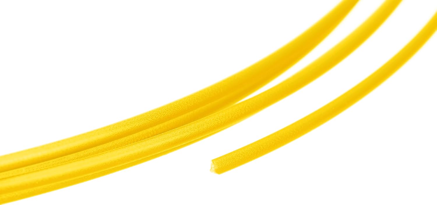 Amazon Basics PETG 3D Printer Filament, 1.75mm, Yellow, 1 kg Spool