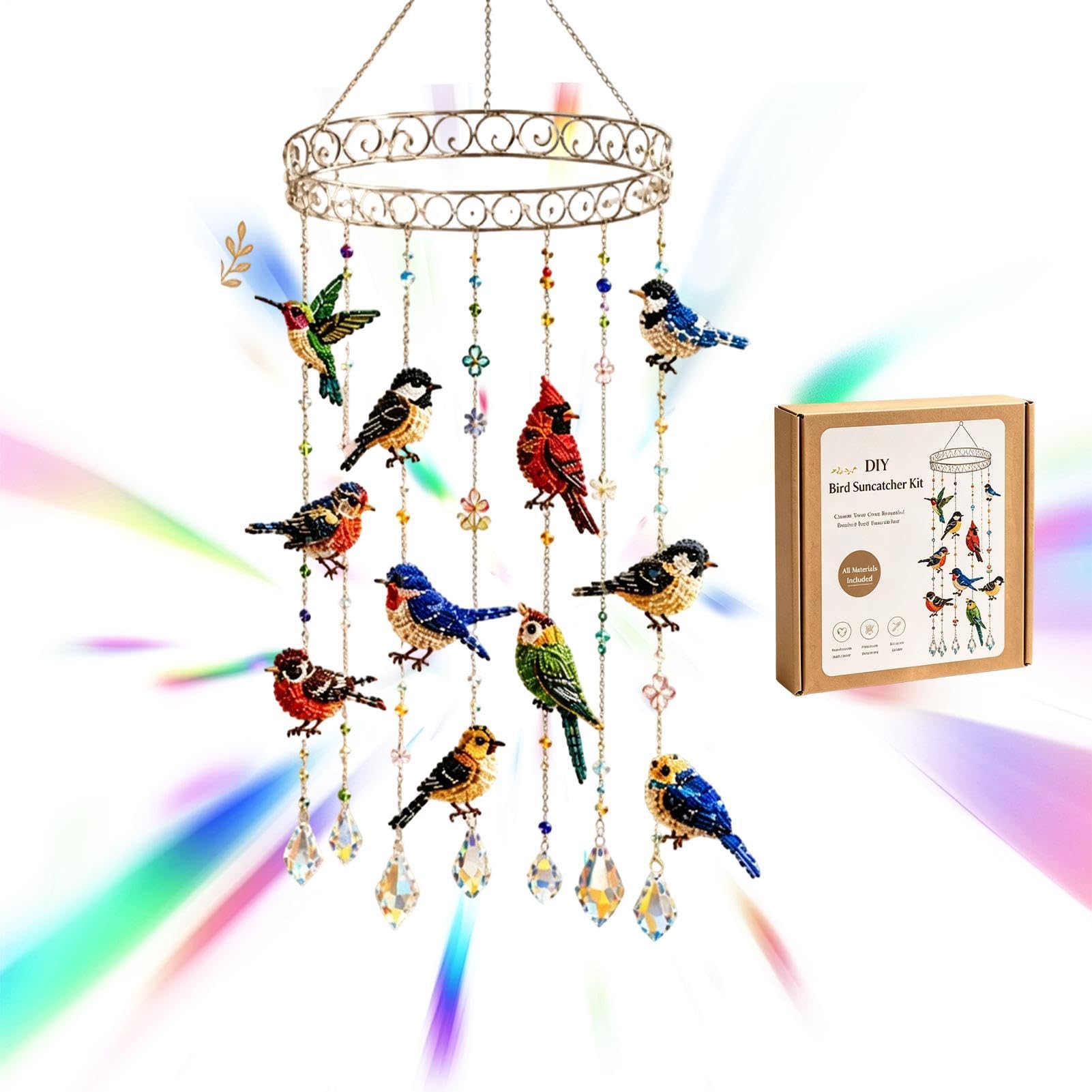 Kit para hacer abalorios de colibrí que llena de luz y sonido tu balcón
