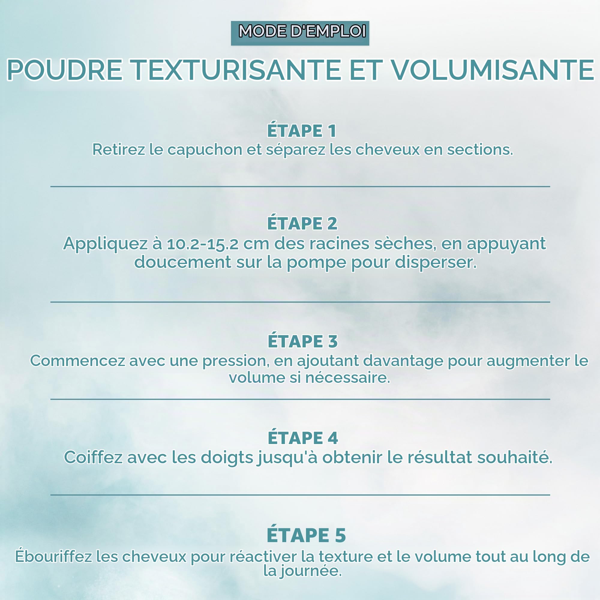 Moroccanoil POUDRE TEXTURE ET VOLUME