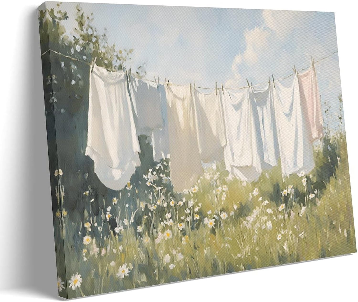 Laundry Basket Art Laundry Room Print Vintage Farmhouse Decor Canvas Art Posters for Room Aesthetic And Wall Art Picture Living Room Decor 20x30inch(50x75cm)