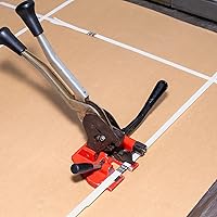 Vista 5 de Amylove Rollo de flejado de 1/2 pulgada, polipropileno (PP), fleje de embalaje de polipropileno resistente, 440 libras, resistencia a la rotura