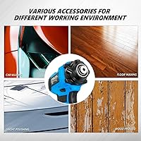 Vista 3 de DNA MOTORING TOOLS-00167 - Juego de herramientas de pulido inalámbrico de 12 V, velocidad de 2 velocidades para detalles de automóviles/pulido