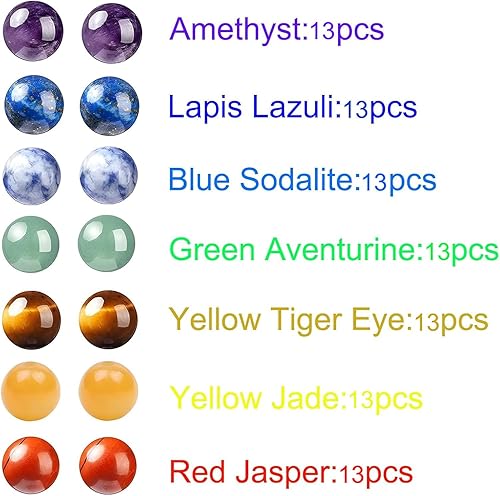 Miniatura 2 de 45 cuentas de obsidiana de oro negro natural de 0.315 pulgadas (0.315 in), cuentas redondas sueltas de piedras preciosas para hacer joyas y hacer