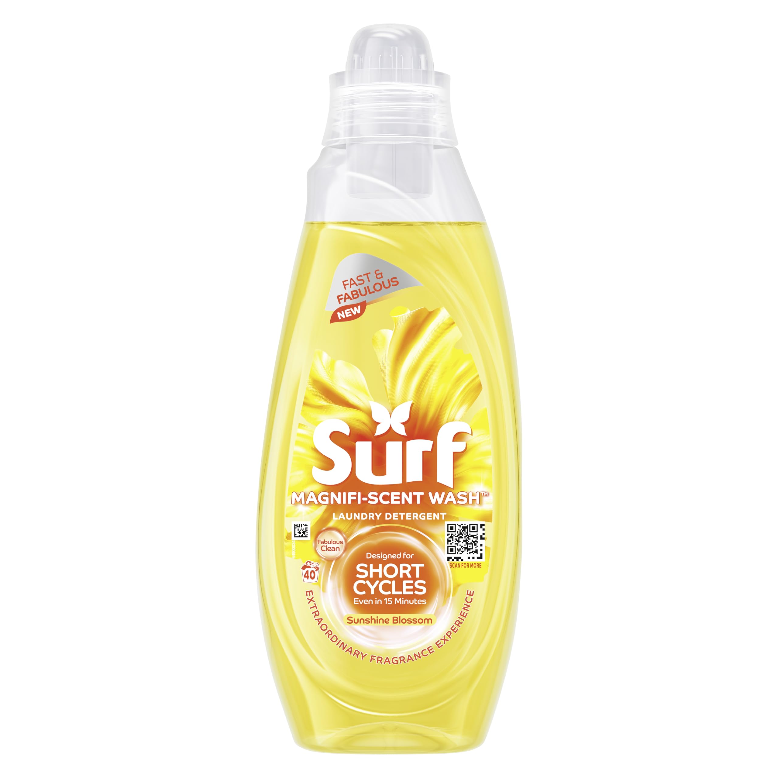 Surf Laundry Detergent Magnifi-Scent Sunshine Blossom 1080Ml-40W,8Pk