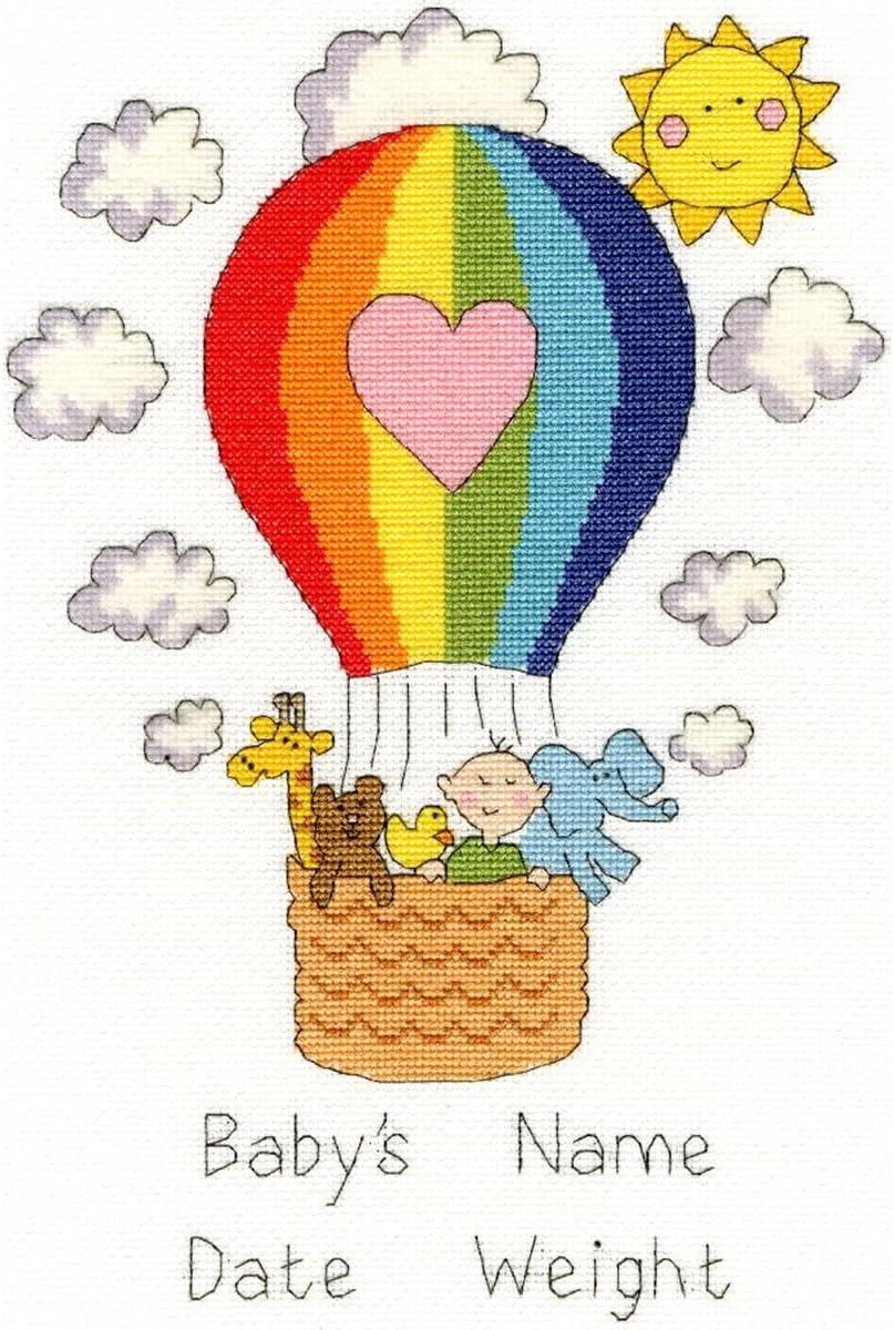 Bothy Threads Cross Stitch Kit - Balloon Baby