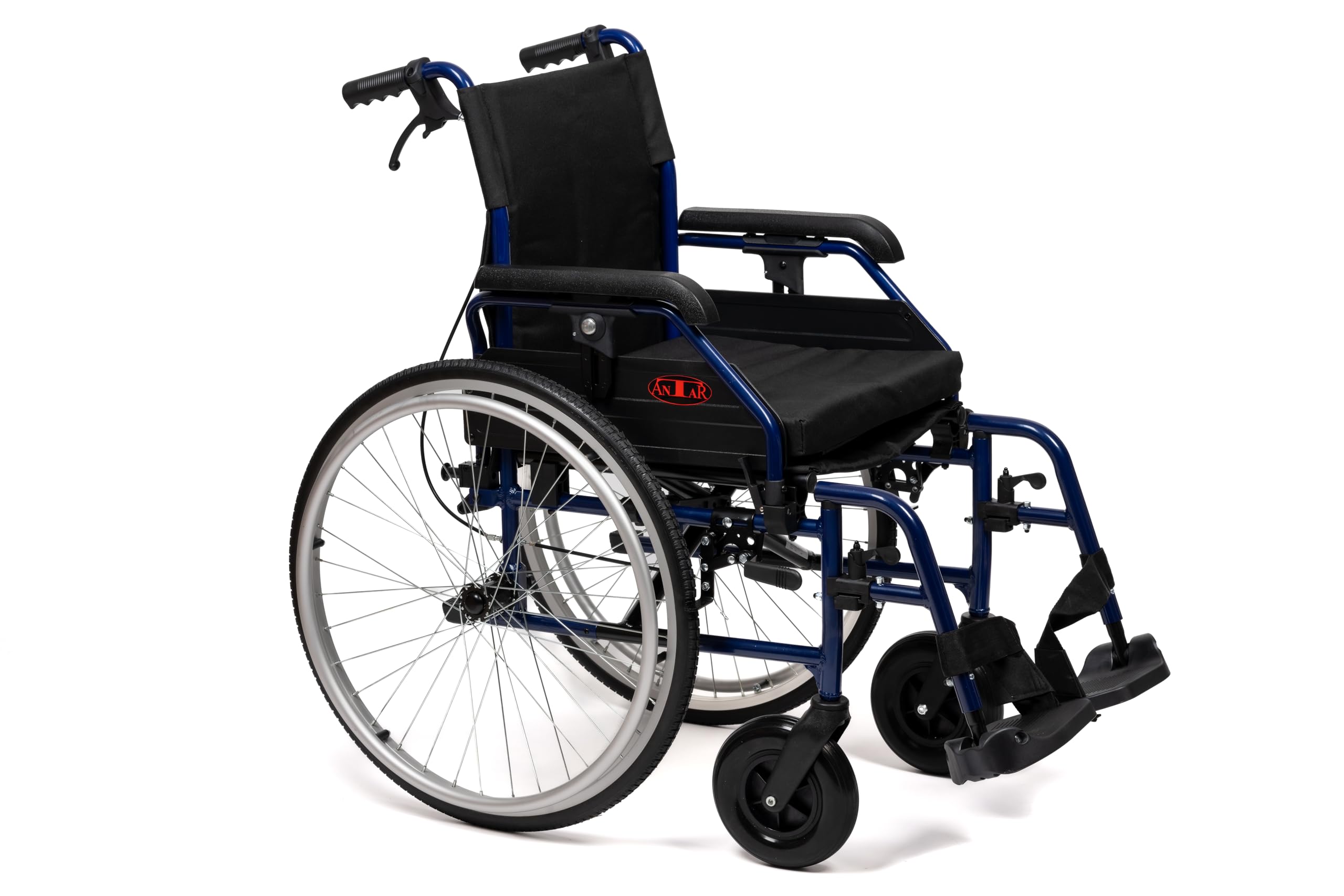 Antar AT52303 aluminiowy wózek inwalidzki, szerokość siedziska 51 cm