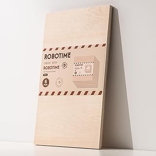 ROBOTIME 3mm Plywood 6 Pcs, 1/8 Maple Plywood for Laser Cutting & Engraving, Thin Maple Boards 12"x20" Crafting Wood Sheets