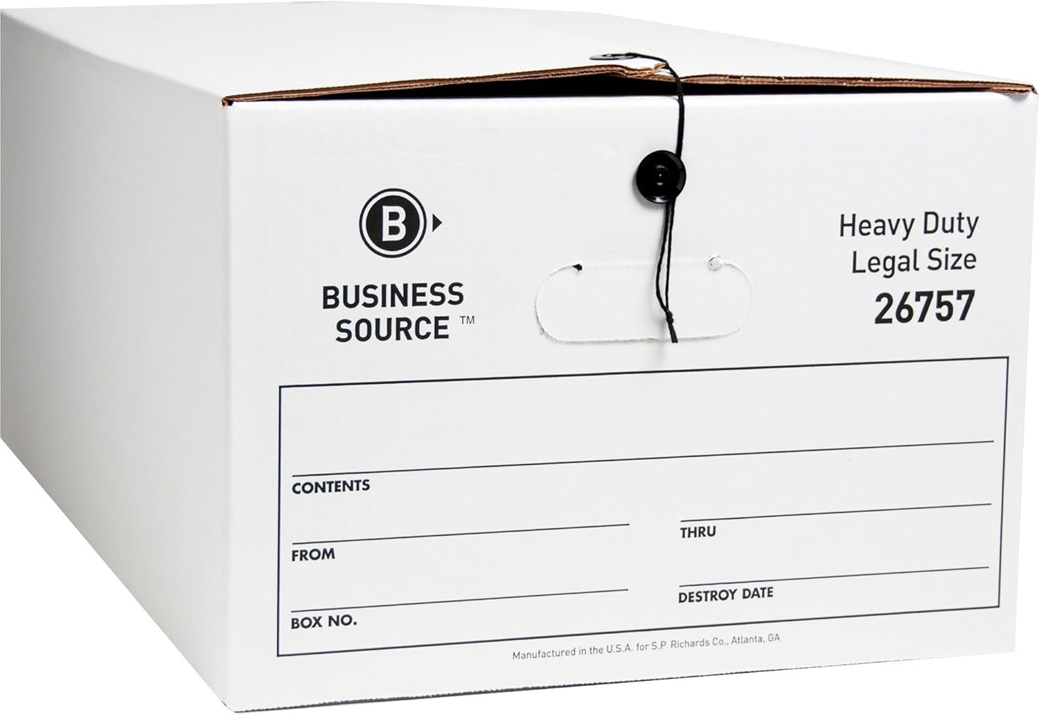 Business Source String/Button Medium Duty Storage Box