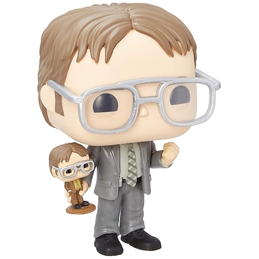 Sale Funko Pop! Tv: The Office - Dwight Holding Dwight Figure, Fall Convention Exclusive
