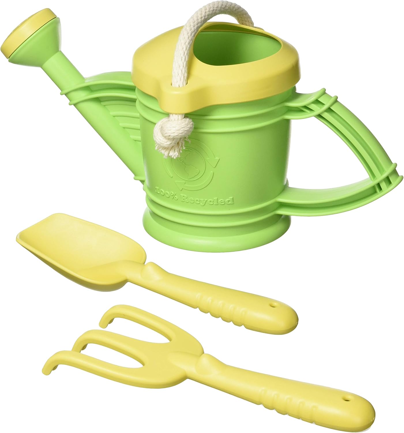 Green Toys Watering Can, Green CB - Pretend Play, Motor Skills, Kids Outdoor Role Play Toy. No BPA, phthalates, PVC. Dishwasher Safe, Recycled Plastic, Made in USA. : Toys & Games