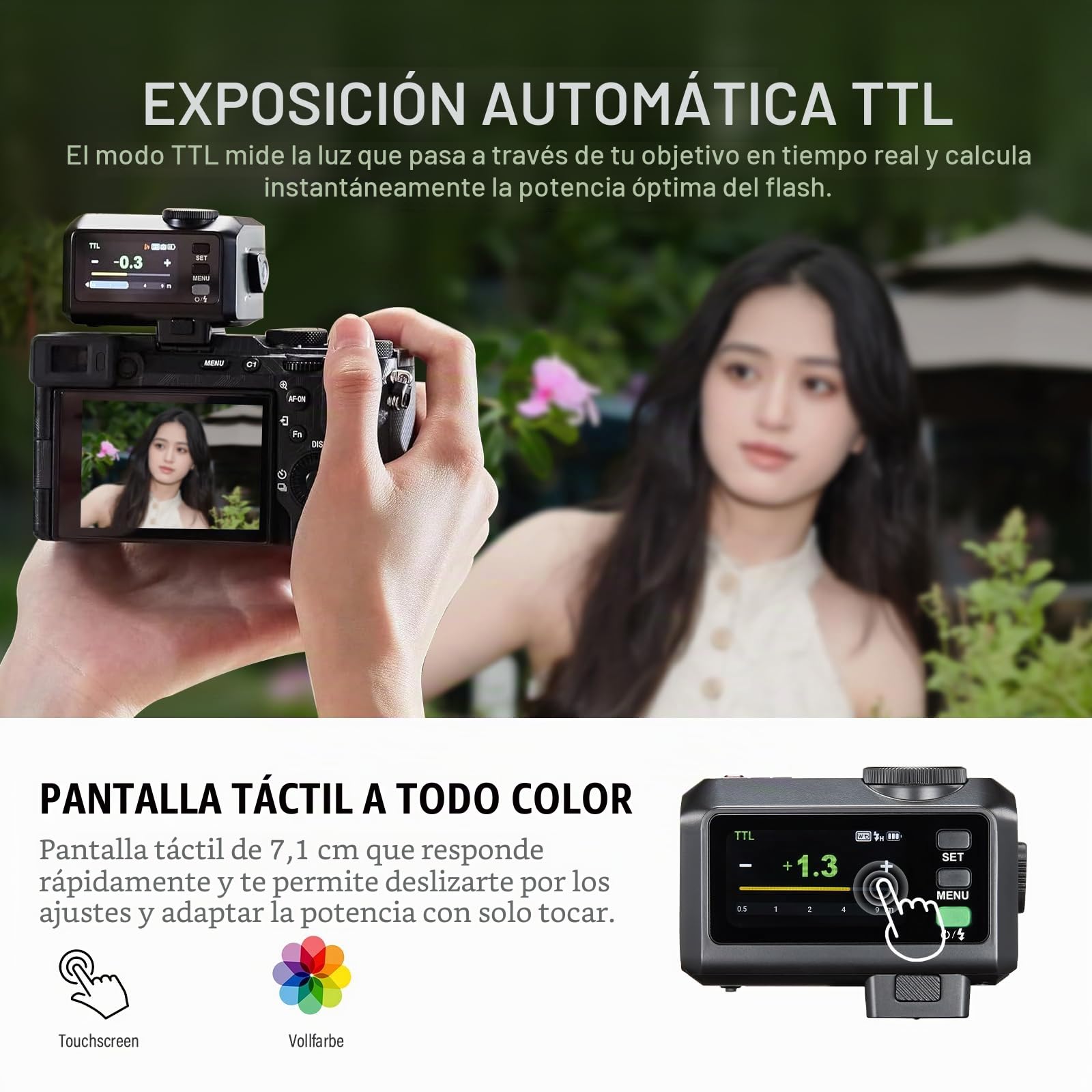 Flash para cámara GODOX iT30Pro-F, exposición automática TTL, Sistema de 2,4 GHz, sincronización de Alta Velocidad de 1/8000 s, Flash pequeño, Compatible con cámaras Fuji