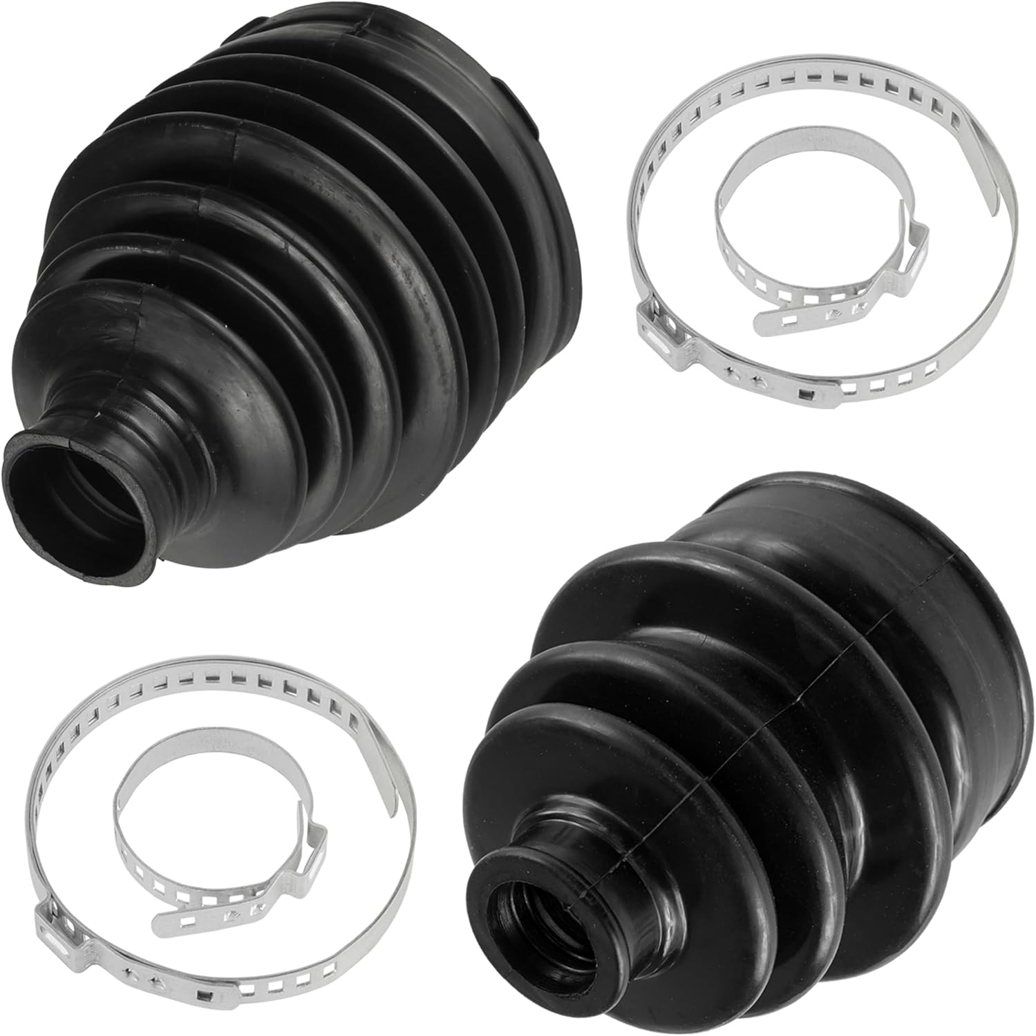 Caltric Rear Axle Outer And Inner Cv Boot Kit Compatible with Yamaha Grizzly 700 Yfm700Fg 4X4 2009-2011