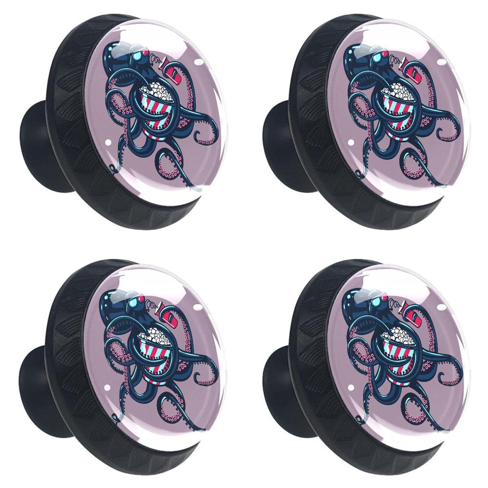Boutons de tiroir Kraken en cristal avec vis pour réparer vos meubles