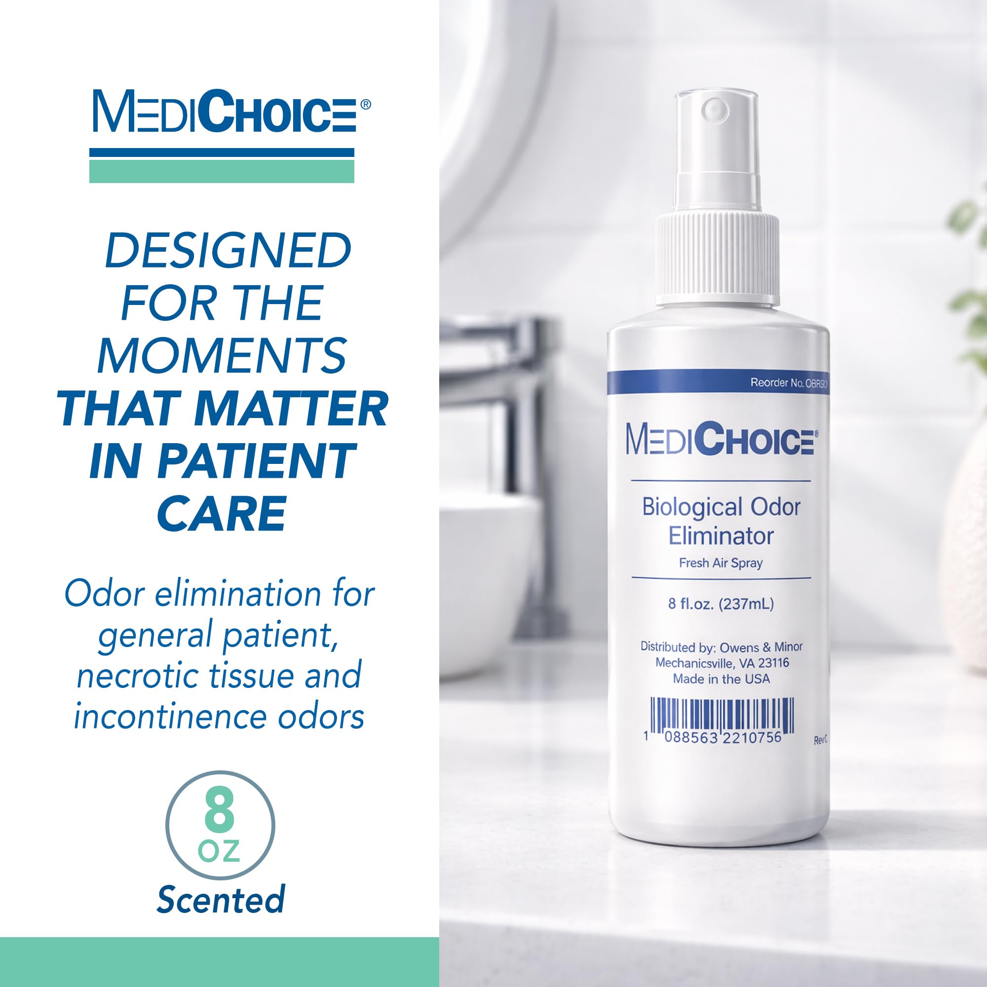 Amazon.com: MediChoice Biological Odor Eliminator Spray, 8 Oz