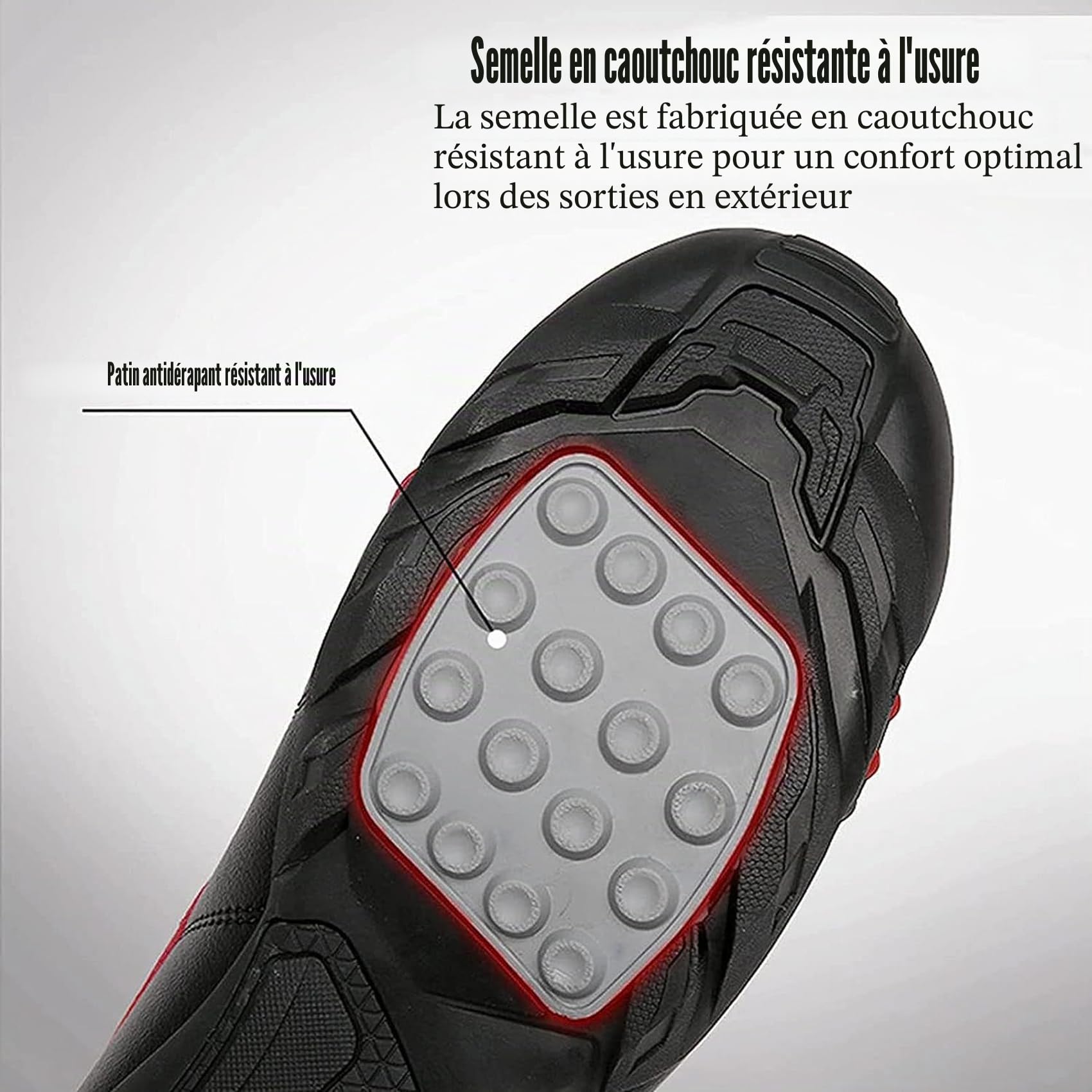 DJFOG Hommes Moto Chaussures Noir Motocross Bottines Courtes en Cuir Imperméable, Moto Off-Road Chaussures Racing Sports Bottes