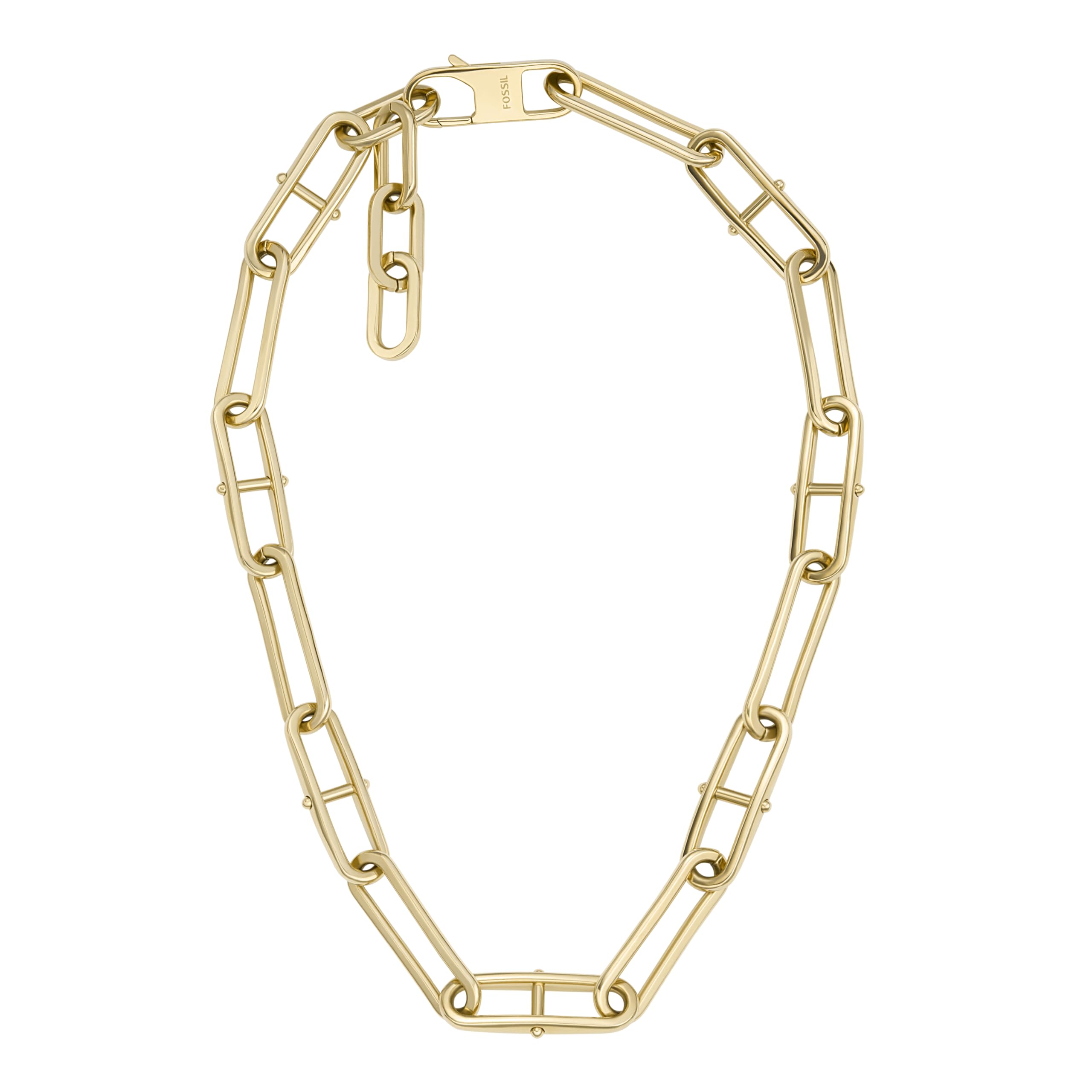 Fossil Women's Heritage Stainless Steel Chain Necklace