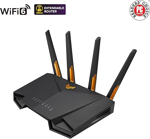 Miniatura 15 de ASUS TUF Gaming WiFi 6 Router (TUF-AX4200) - Puerto dedicado para juegos, puerto dual de 2.5G, reenvío de puerto de 3 pasos, enrutador extensible