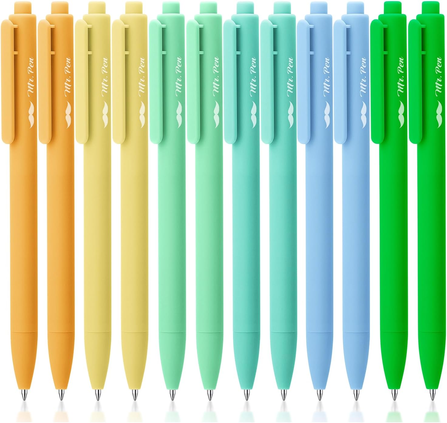 - Retractable Gel s, 12 Pack, Black Ink