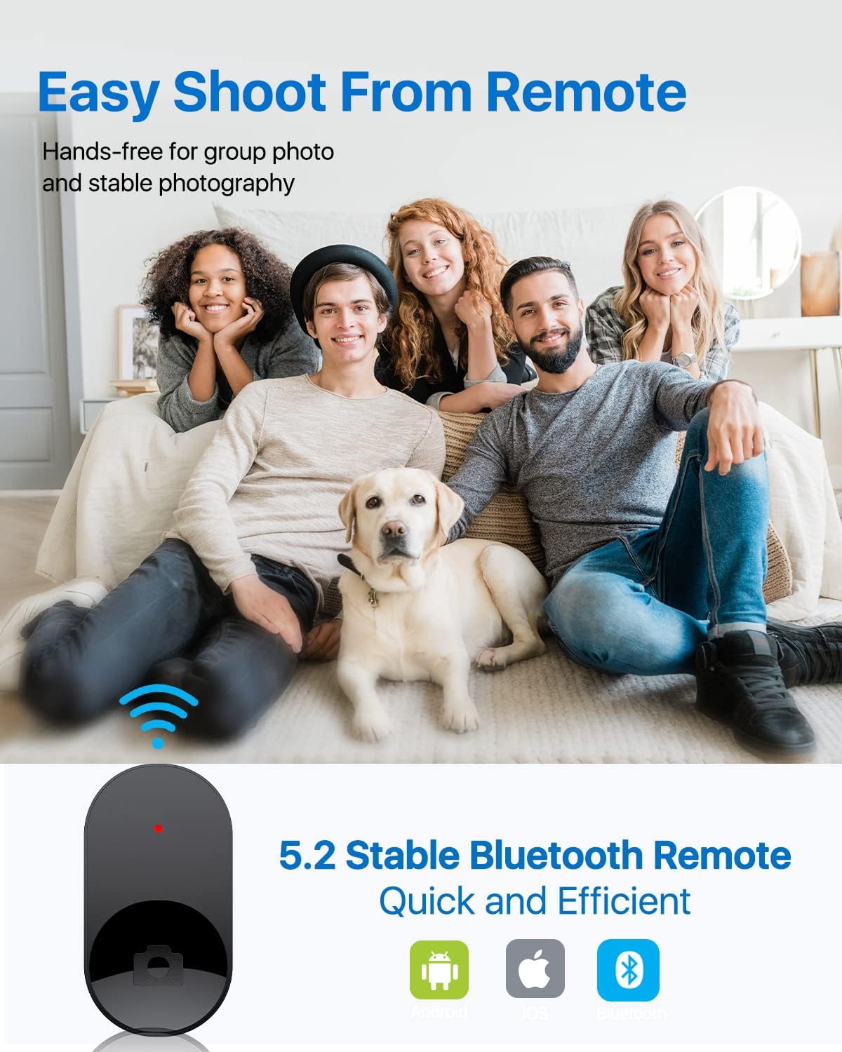 andobil iPhone Tripod Stand with Remote, [Military Sturdy & Advanced Wind Resistant] 62" Selfie Stick Tripod Cell Phone Tripod Stand Heavy Duty Tripod for iPhone 13 Pro Max 13 Pro 13 12 11 X 8 Samsung