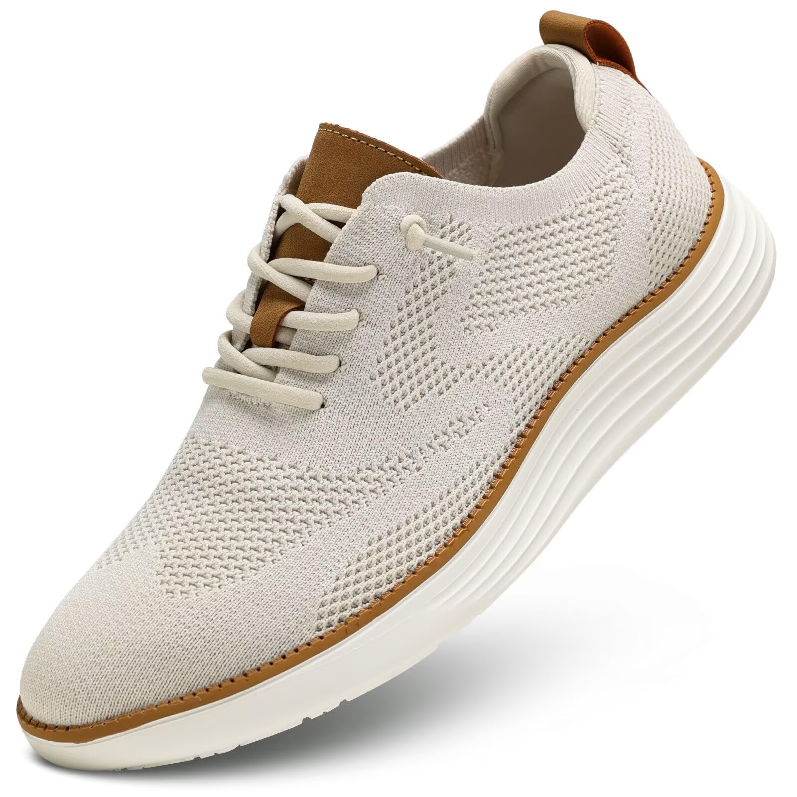 Mens Mesh Casual Sneakers Lightweight Breathable Dress Shoes Comfortable Walking Oxford Shoes Trainers for Men