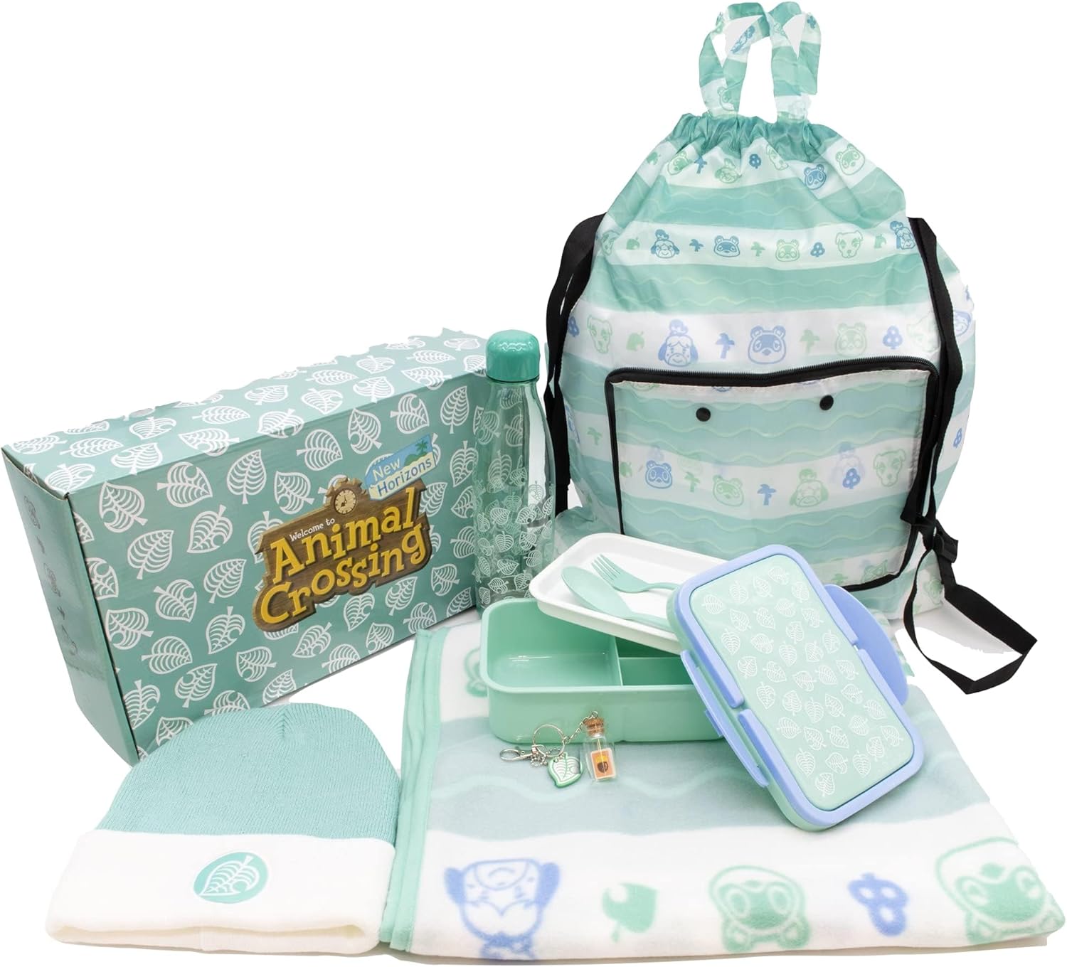 Culture Fly Animal Crossing: New Horizons Collector's Box | Includes 7 Exclusive Items (Teal)
