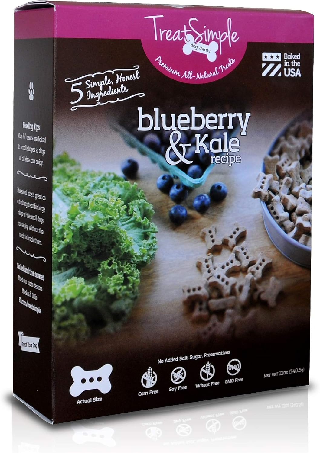 TreatSimple Blueberry and Kale Premium All Natural Dog