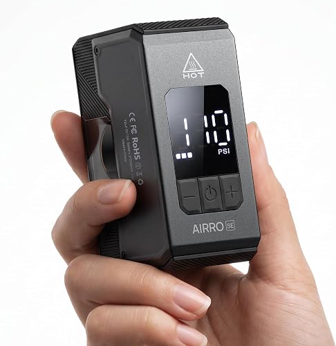 AIRRO-SE Ultra Mini Pompe à vélo électrique Magicshine