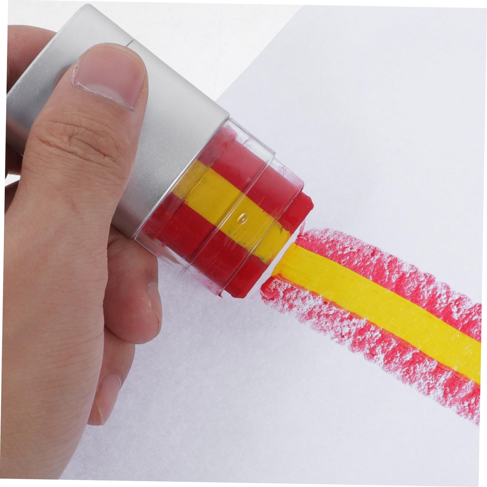 Bastoncini per Pittura Facciale Patriottica Set da 3 Colori Bandiera Americana, Colombiana, Trucco per Eventi, Partite di Football e Feste a Tema