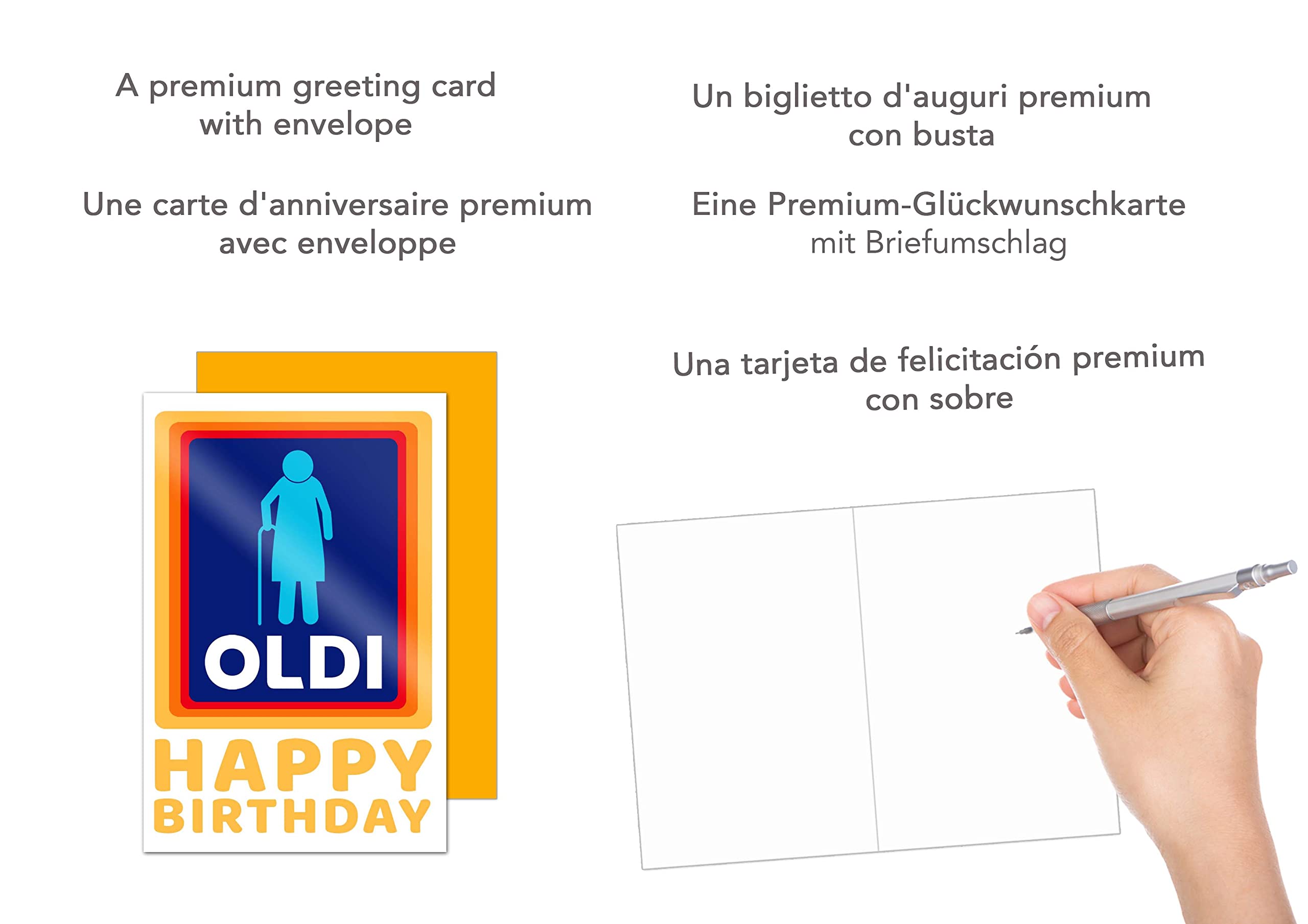 Biglietto Auguri Compleanno Umoristico “Lama” – Edition Seidel Con Busta – Formato 11,5×17 Cm – Divertente Per Uomo E Donna - 2