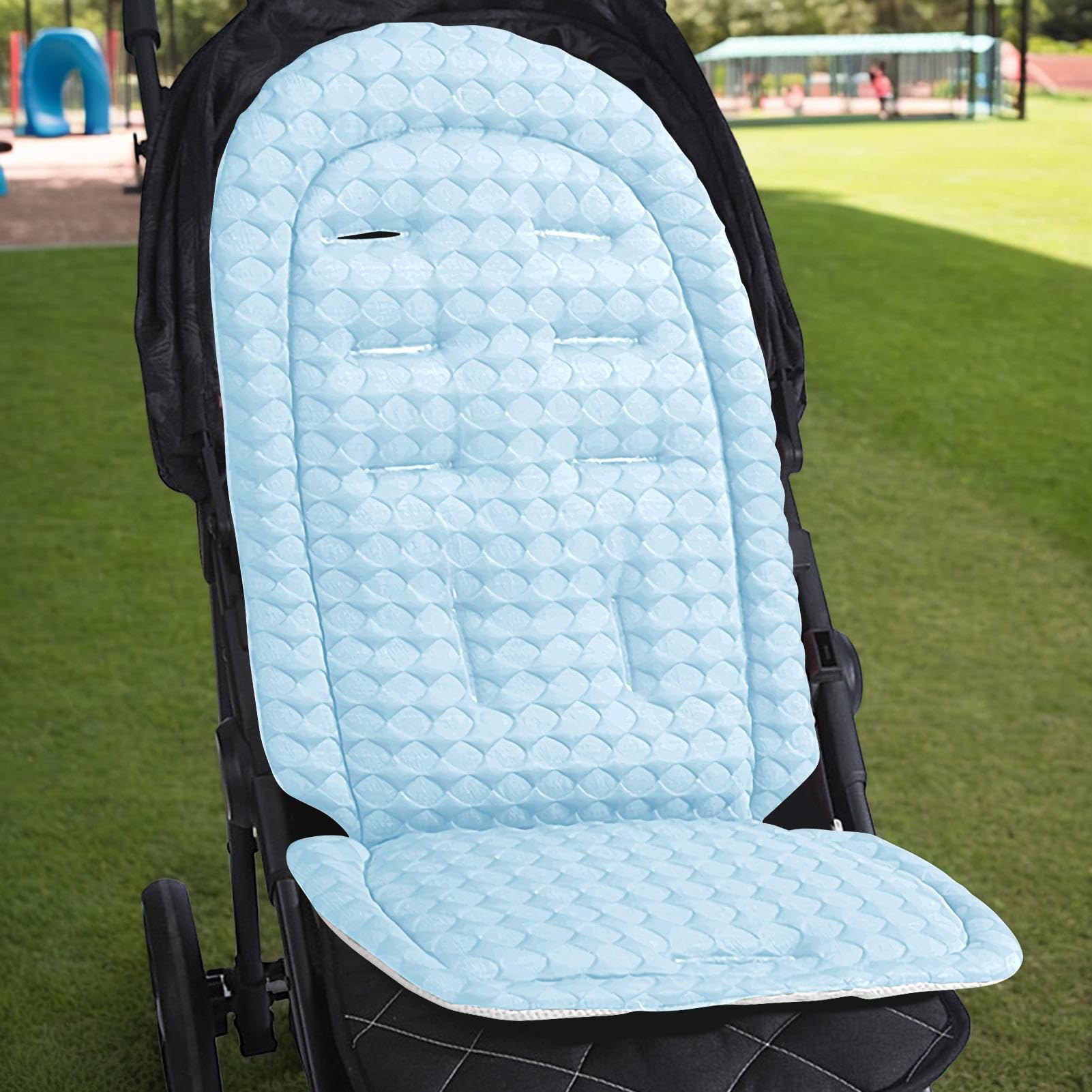 Inserti Per Passeggino 2-in-1 – Morbido Cuscino Reversibile Inverno/Estate Con Lato In Cotone E Rete, Per Passeggini E Seggioloni - 4