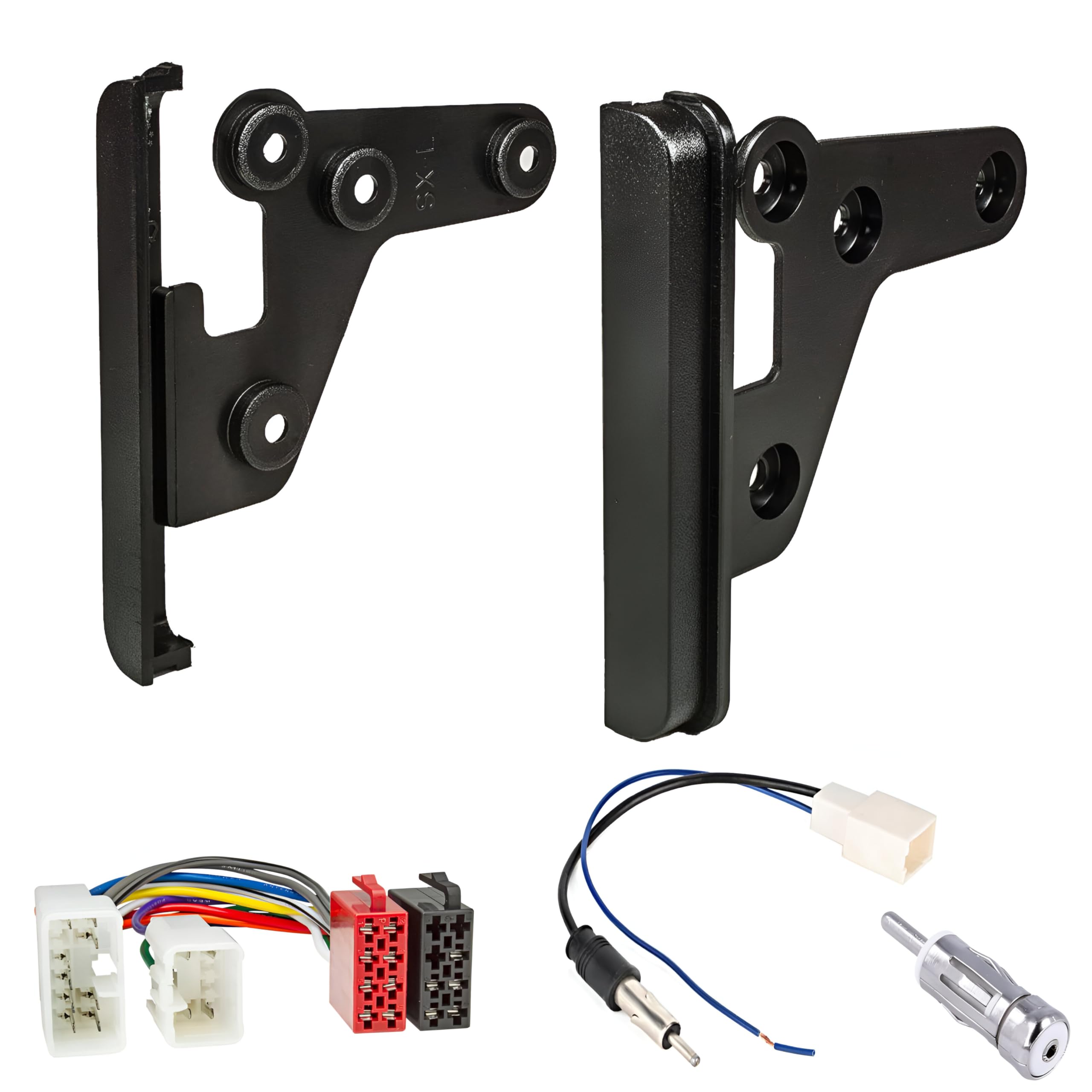 Kit Montaggio Mascherina Adattatore Autoradio Stereo 2 DIN Fiat Bravo Nero Lucid 4629789905151