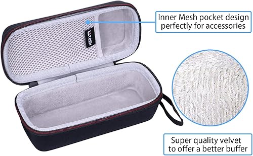 Miniatura 4 de LTGEM Funda rígida de EVA para altavoz Bluetooth portátil JBL FLIP 5 o JBL FLIP 6, impermeable, bolsa de almacenamiento protectora de viaje