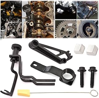 Valve Spring Compressor Tool,Crankshaft Positioning Tool, Cam Phaser Holding Tool, Cam Phaser Lockout kit, Timing Chain Locking Tool and Pulley Bolt for 4.6L 5.4L 6.8L 3V Engines Repair Tools Kit