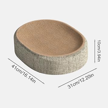 Cat Scratch Pad Furniture Protectors Kitten Furniture Non-slip Base | Cardboard Scratcher Lounge Pad Multifunctional for Apartment Living, Kitten Training, Active Play, Rest, Furniture