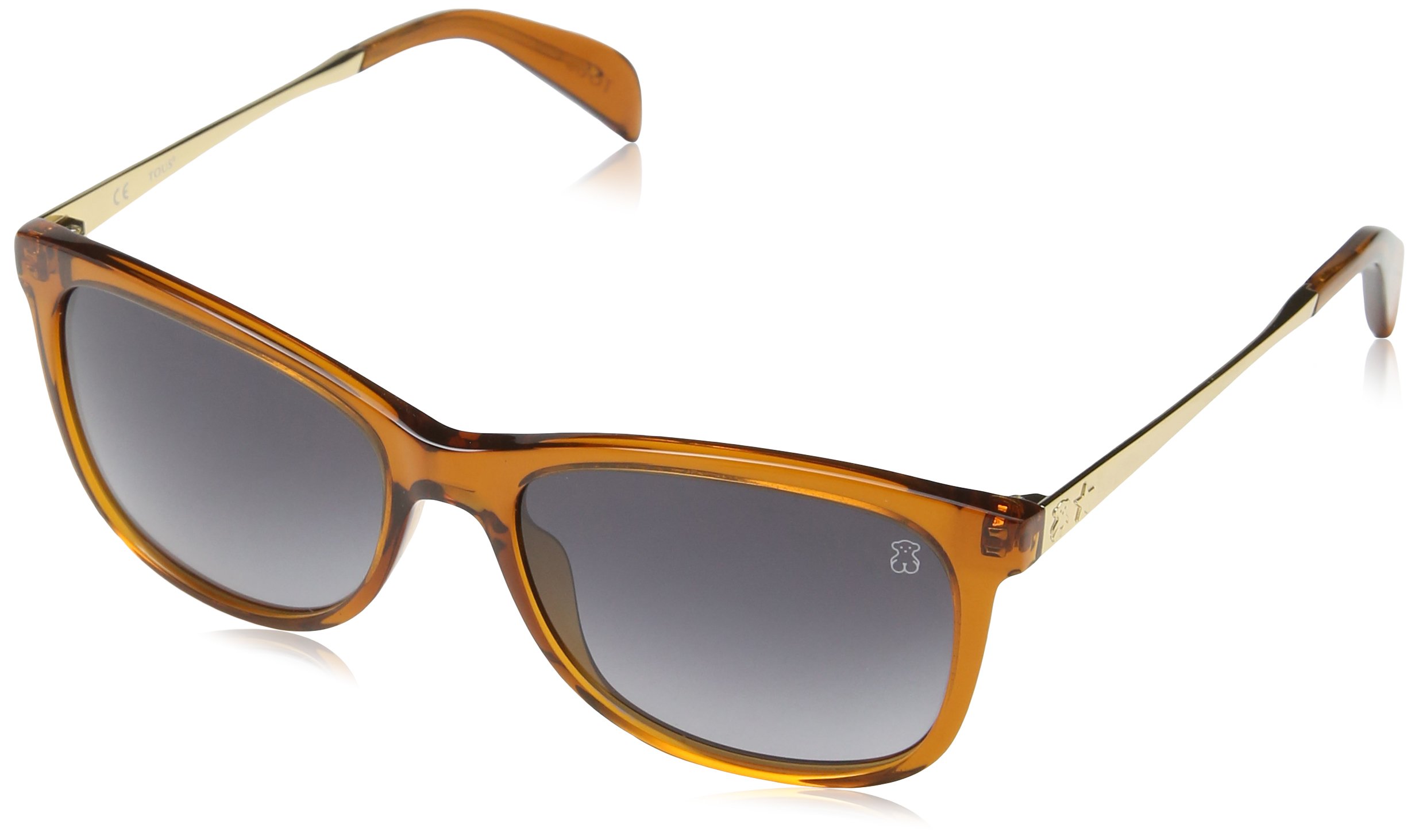 TOUS STO918-5406BC Gafas de Sol, Transparente Warm Brown, 54 para Mujer