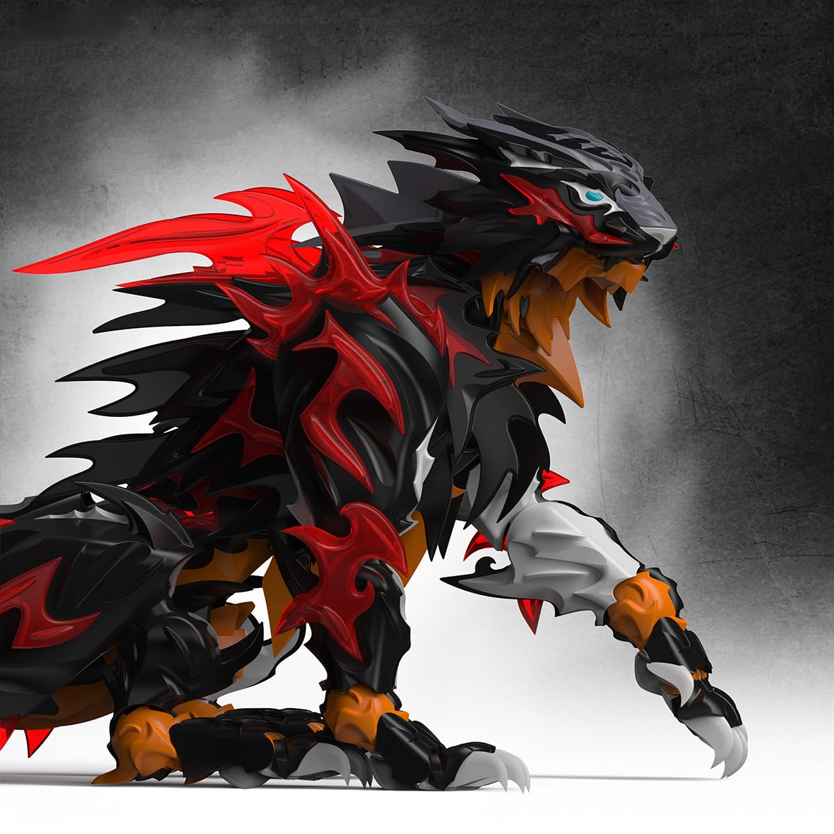 Amazon | HiPlay SHENX 山海経 中華遠古 赤紋黒虎 FX-7800H 全高約