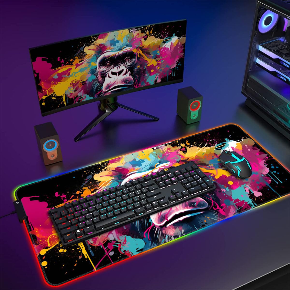 Graffiti Mausepad Mouse Pad Xxl Extended Desk Mat 900x400 Gaming Mousepad Overlock Gamer Deskmat Laptop Keyboard Mouse Mats I4417359043