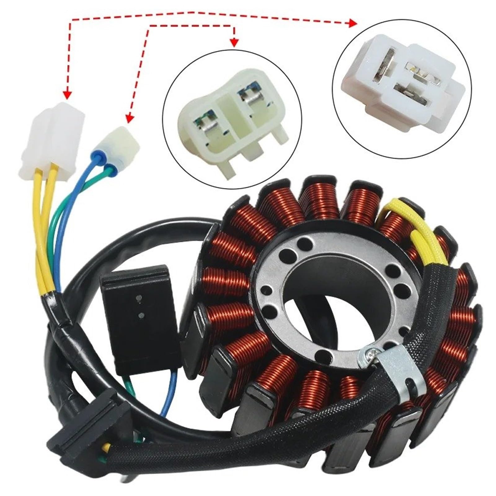 Stator Allumage Moteur Pour Kymco Dink Street 300i ABS Downtown 300i Personnes Pour GTi 200 300 Bobine Stator Générateur Moto ABS 31120-LEA7-E0B