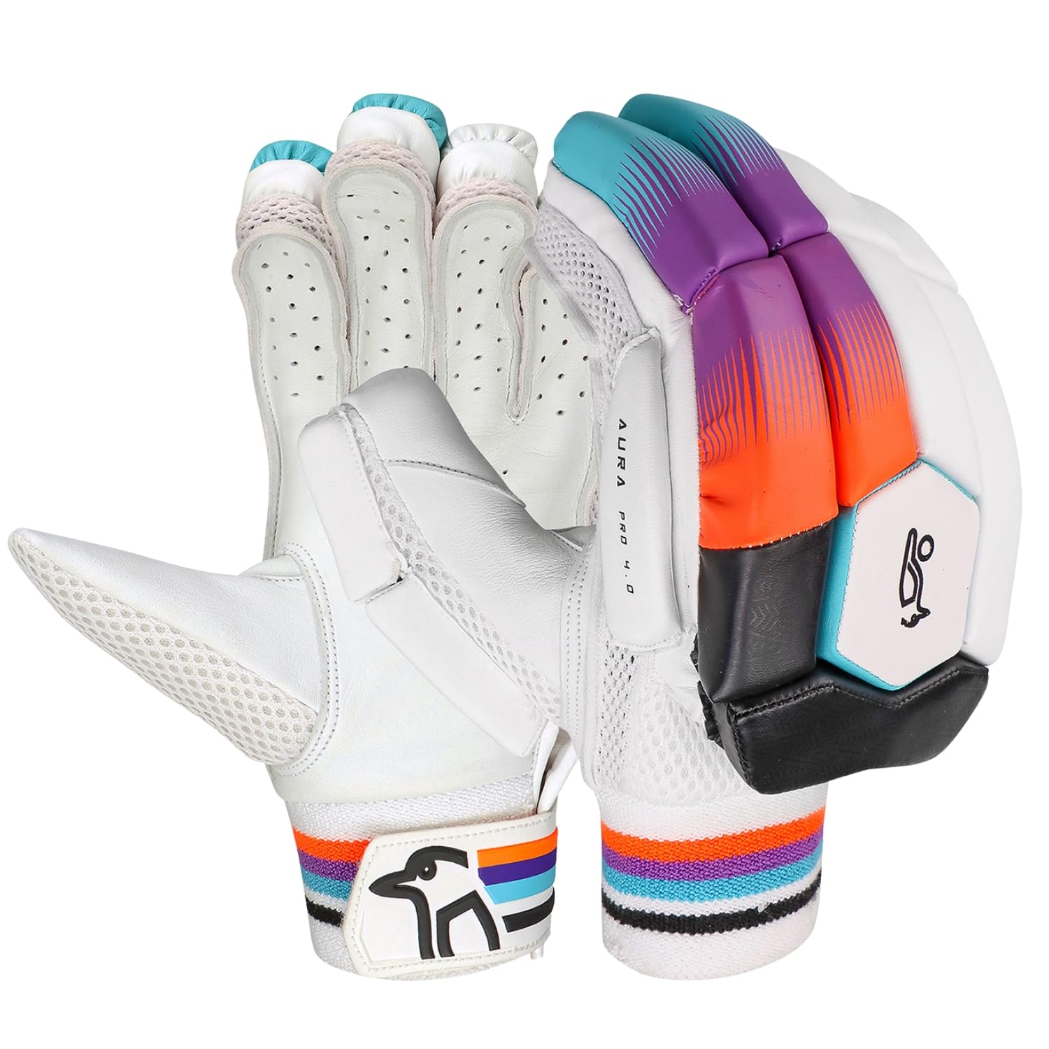 KOOKABURRA Aura Pro 4.0 RH Batting Gloves - Junior | High-Performance Cricket Gloves for Young Players-image-23