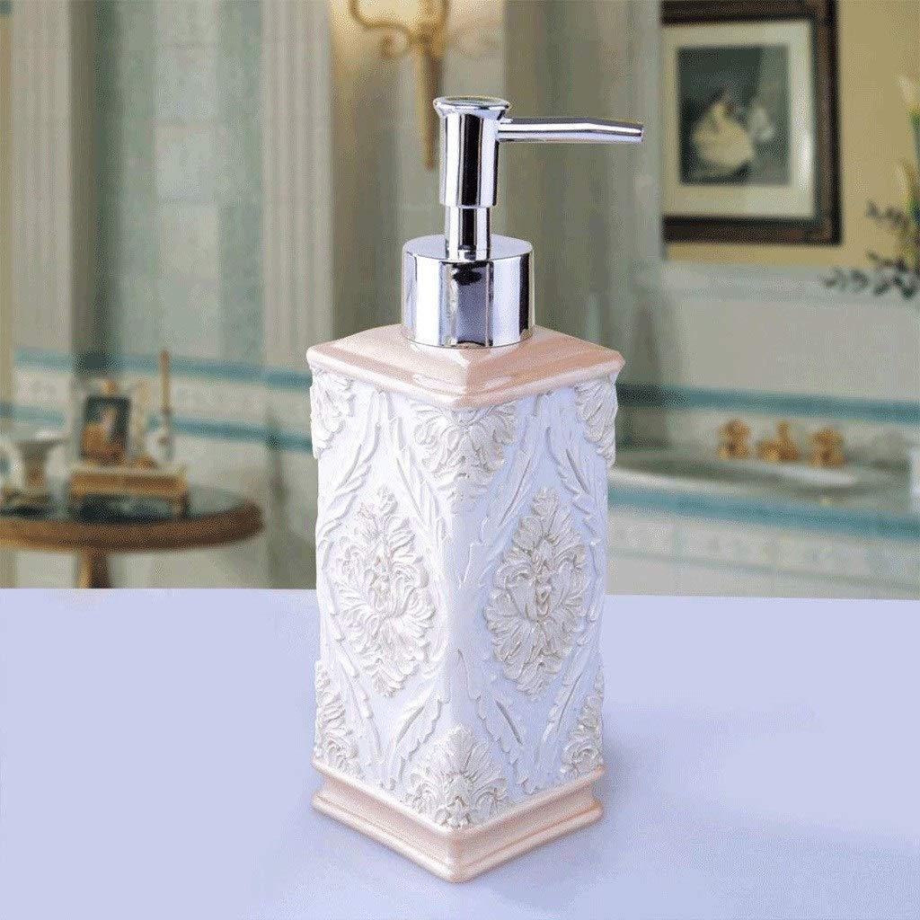 Bottiglia con pompa per dispenser di sapone liquido ricaricabile per ripiani del bagno, lavelli da cucina contenente sapone per le mani, detersivo per i piatti, sapone per le mani, oli essenziali