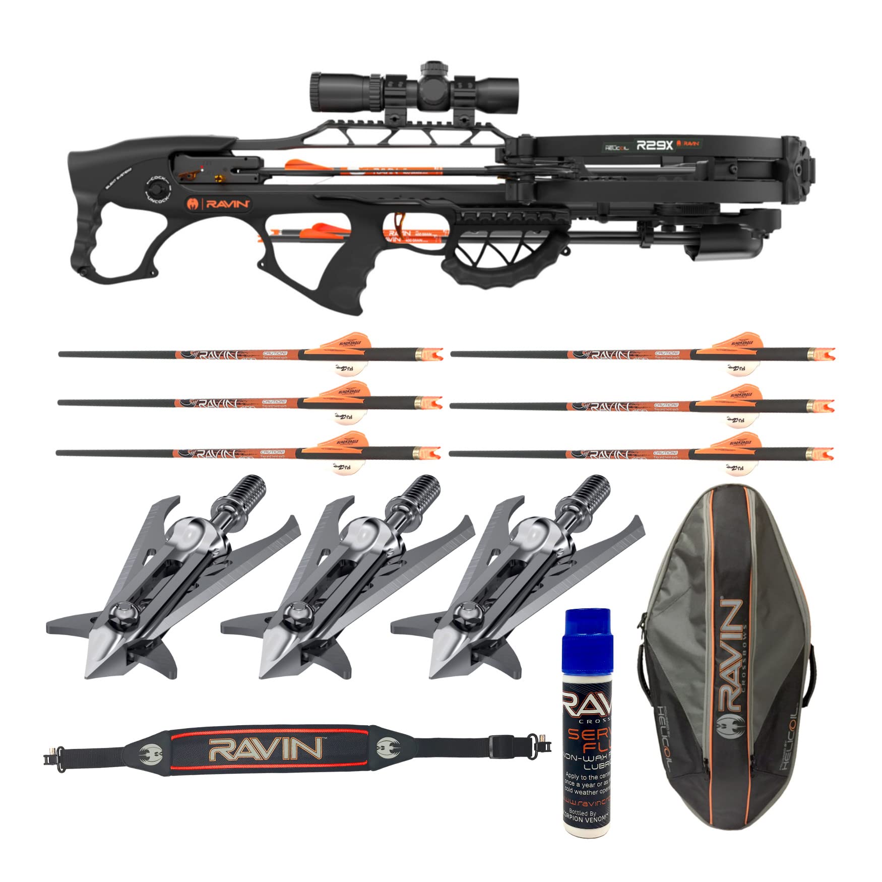 Ravin Crossbows R29X 450 FPS Crossbow Package Pro Bundle (5 Items)
